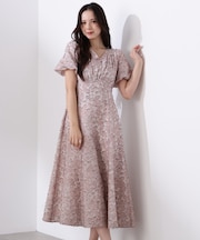 ＜L＞シアージャガードレディワンピース