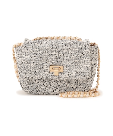 ツイードミニショルダーバッグ