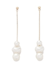 ロングパールピアス