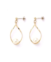 ドロップパールピアス
