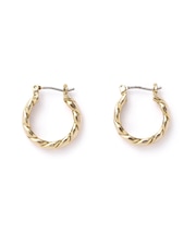 ゴールドフープピアス