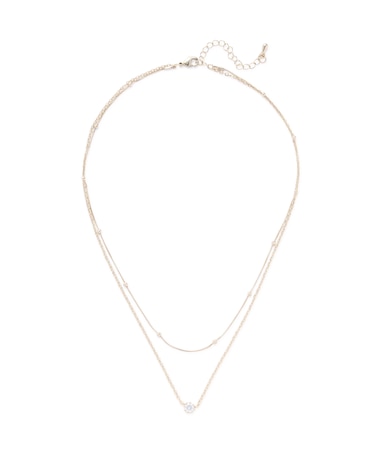 2連トップビジューネックレス