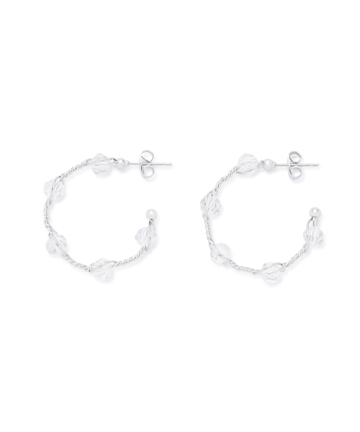 ねじりフープピアス
