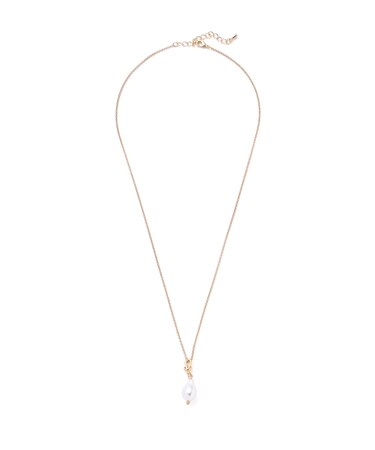 ノットチェーンパールネックレス