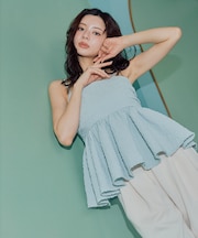 〈a／mie〉膨れジャガードビスチェ　26SS