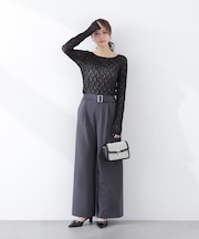 ベルトドッキングワイドパンツ　26SS