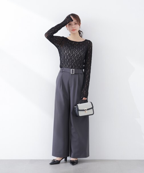 ベルトドッキングワイドパンツ　26SS