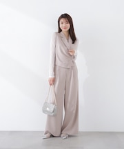 ベルトドッキングワイドパンツ