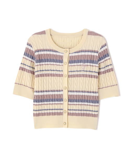 ＜山内ともなさんコラボ＞ケーブルカーディガン