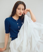 ＜山内ともなさんコラボ＞ケーブルカーディガン