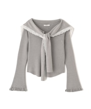 ＜新津のんさんコラボ＞〈a／mie〉セーラーニット