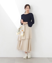 フリルレイヤードスカート　26SS