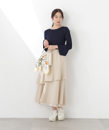 フリルレイヤードスカート 26SS