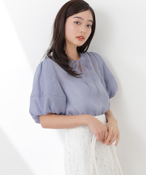 ボリュームスリーブブラウス