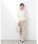 〈a／mie〉カットイージータックパンツ