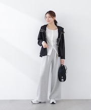 〈a／mie〉カットイージーワイドパンツ　26SS