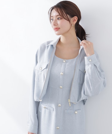 スプリングツイードブルゾン 26SS