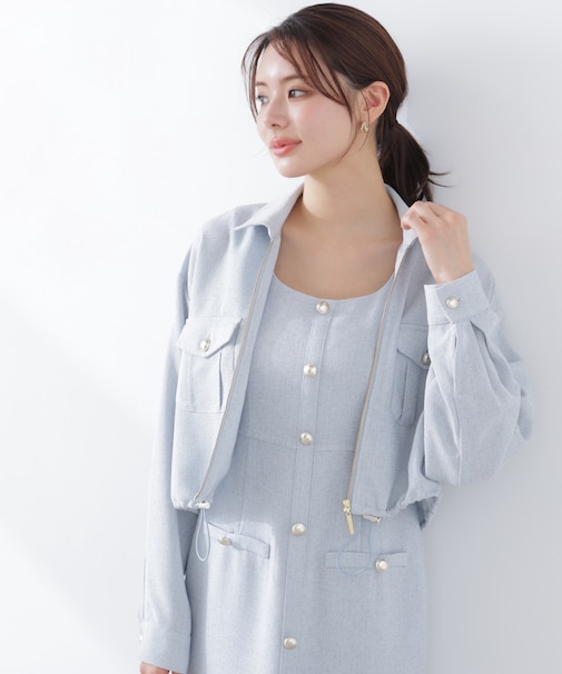 スプリングツイードブルゾン 26SS