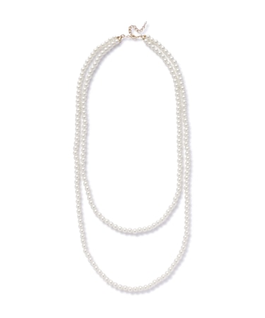 2連パールネックレス