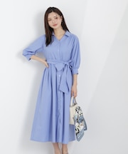 リボン付きシャツワンピース　26SS