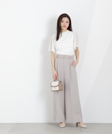 チェーン付きワイドパンツ　26SS