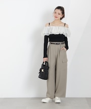 〈a／mie〉カーゴパンツ　26SS