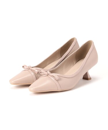 リボンパンプス