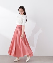 ゴムシャーリングギャザースカート　26SS