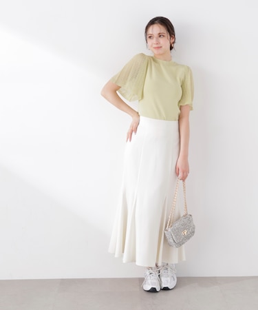 ＜ウォッシャブル＞ハイウエストマーメイドスカート　26SS