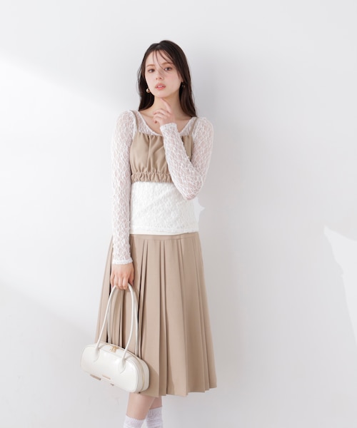 ミディープリーツスカート 26SS｜プロポーションボディドレッシングの