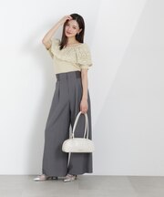 ウエストリブワイドパンツ　26SS