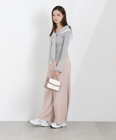 ウエストリブワイドパンツ　26SS