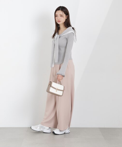 ウエストリブワイドパンツ　26SS