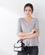 部分シアーペプラムニット　26SS