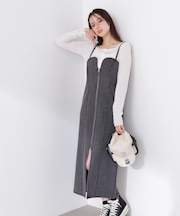 〈a／mie〉デニムジャンスカ　26SS