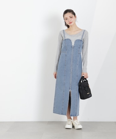 〈a／mie〉デニムジャンスカ　26SS