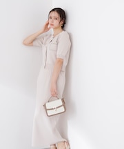 〈a／mie〉ステッチニットSETUP　26SS