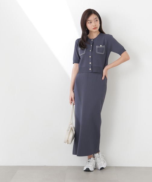 〈a/mie〉ステッチニットSETUP 26SS