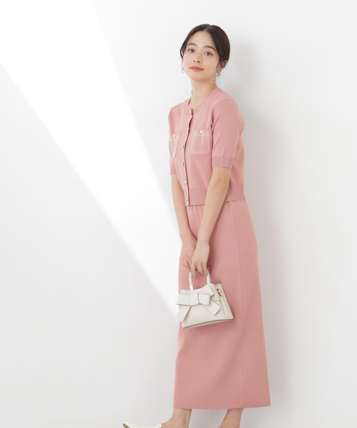 〈a／mie〉ステッチニットSETUP　26SS