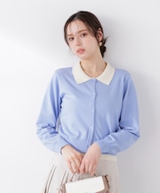 〈a／mie〉レイヤード風カーディガン　26SS