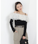 〈a／mie〉フリルリブニット　26SS