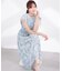 2wayスリーブ花柄シャーリングワンピース 26SS