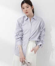〈a／mie〉ドロストスリーブシャツ