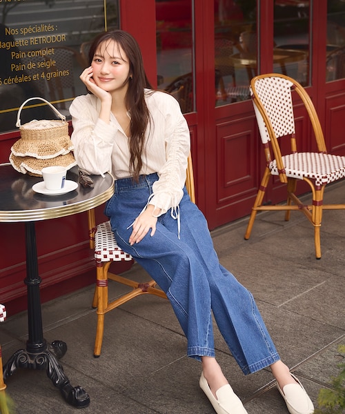 谷川菜奈さんコラボ＞チェーン付きワイドパンツ 25AW｜プロポーション