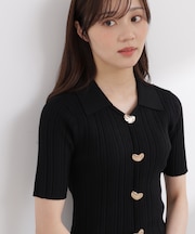 衿付きランダムリブニット 26SS