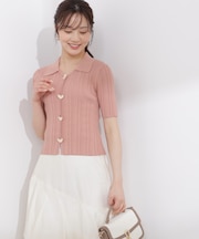 衿付きランダムリブニット 26SS