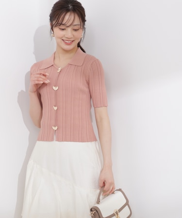 衿付きランダムリブニット 26SS