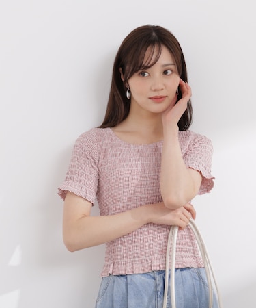 バックオープンシャーリングトップス 26SS