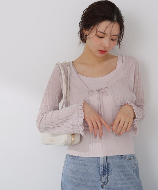 ラメシアーニットアンサンブル 26SS