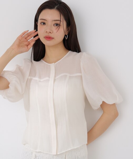 バルーンスリーブレディブラウス 26SS
